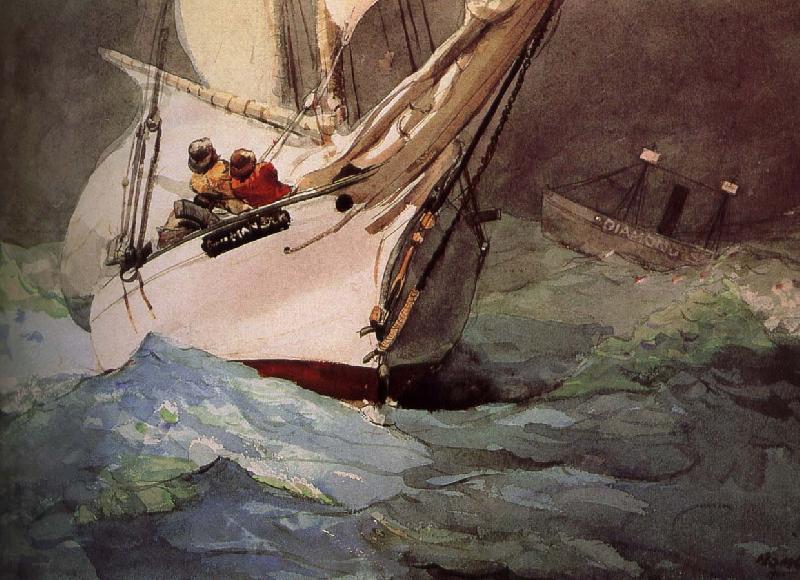 Winslow Homer Diamond a good death France oil painting art